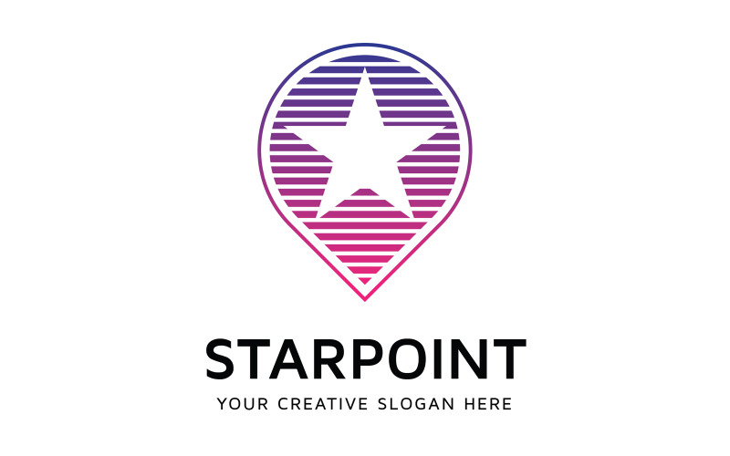 Star Point Logo Design Template Logo Template