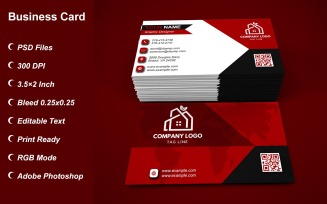 Visiting Card - Business Card - E-card Template with Customizable Designs - 426