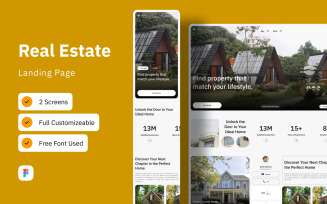 Archilles - Real Estate Landing Page