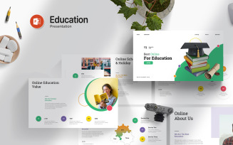 Best Online Education Presentation Template