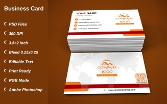 Business Card Template - E-card Template with Customizable Designs - 443