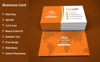 Business Card Template - E-card Template with Customizable Designs - 444