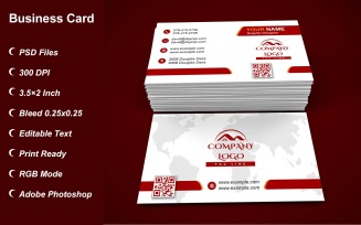 Business Card Template - E-card Template with Customizable Designs - 447