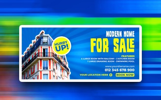 FREE home for sale Social media PSD design template