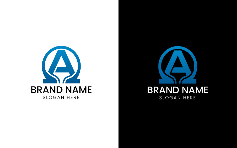 Letter A company logo-08-300 Logo Template