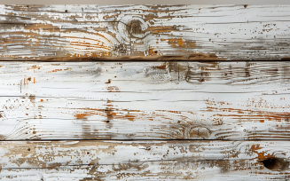 Autumn composition Top view of an empty rustic wooden Table 07