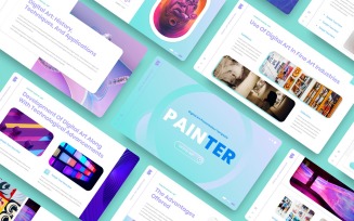 Painter - Digital Art Google Slide Template