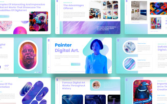 Painter - Digital Art Keynote Template