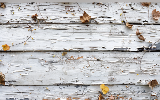 Festive autumn decor leaves branches Rustic Wooden Table. 62