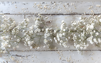 Festive autumn flowers Branches Rustic Wooden Table. 113