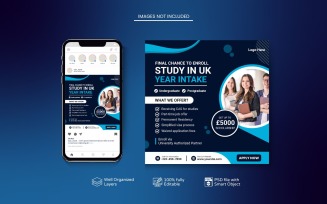 PSD Modern Study Abroad Education Template