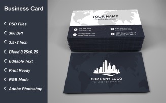 Business Card Template - E-card Template with Customizable Designs - 461