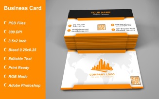 Business Card Template - E-card Template with Customizable Designs - 465