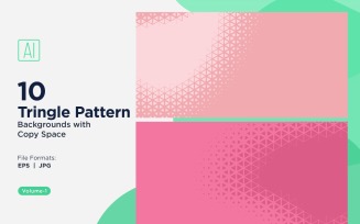 Dynamic Triangles Pattern Background for Creative Projects 01