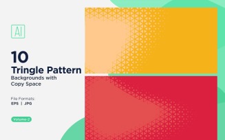 Dynamic Triangles Pattern Background for Creative Projects 02