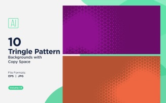 Dynamic Triangles Pattern Background for Creative Projects 13