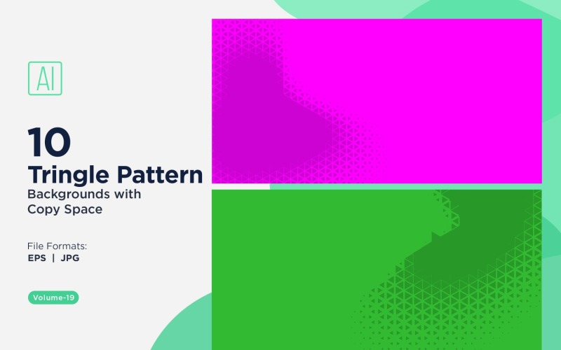 Dynamic Triangles Pattern Background for Creative Projects 19