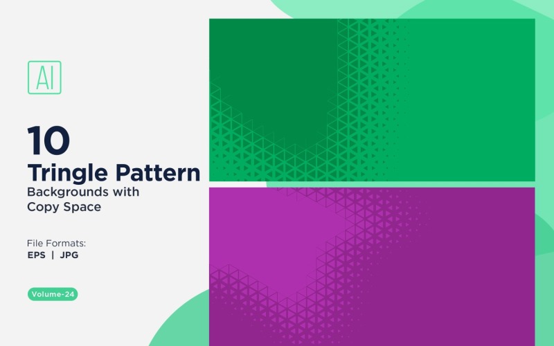 Dynamic Triangles Pattern Background for Creative Projects 24