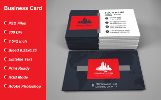 Visiting Card - Business Card - E-card Template with Customizable Designs - 459