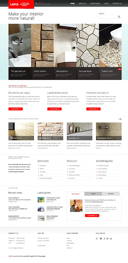Joomla Main Page preview
