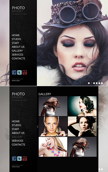 Photo Studio Photo Gallery Template MotoCMS