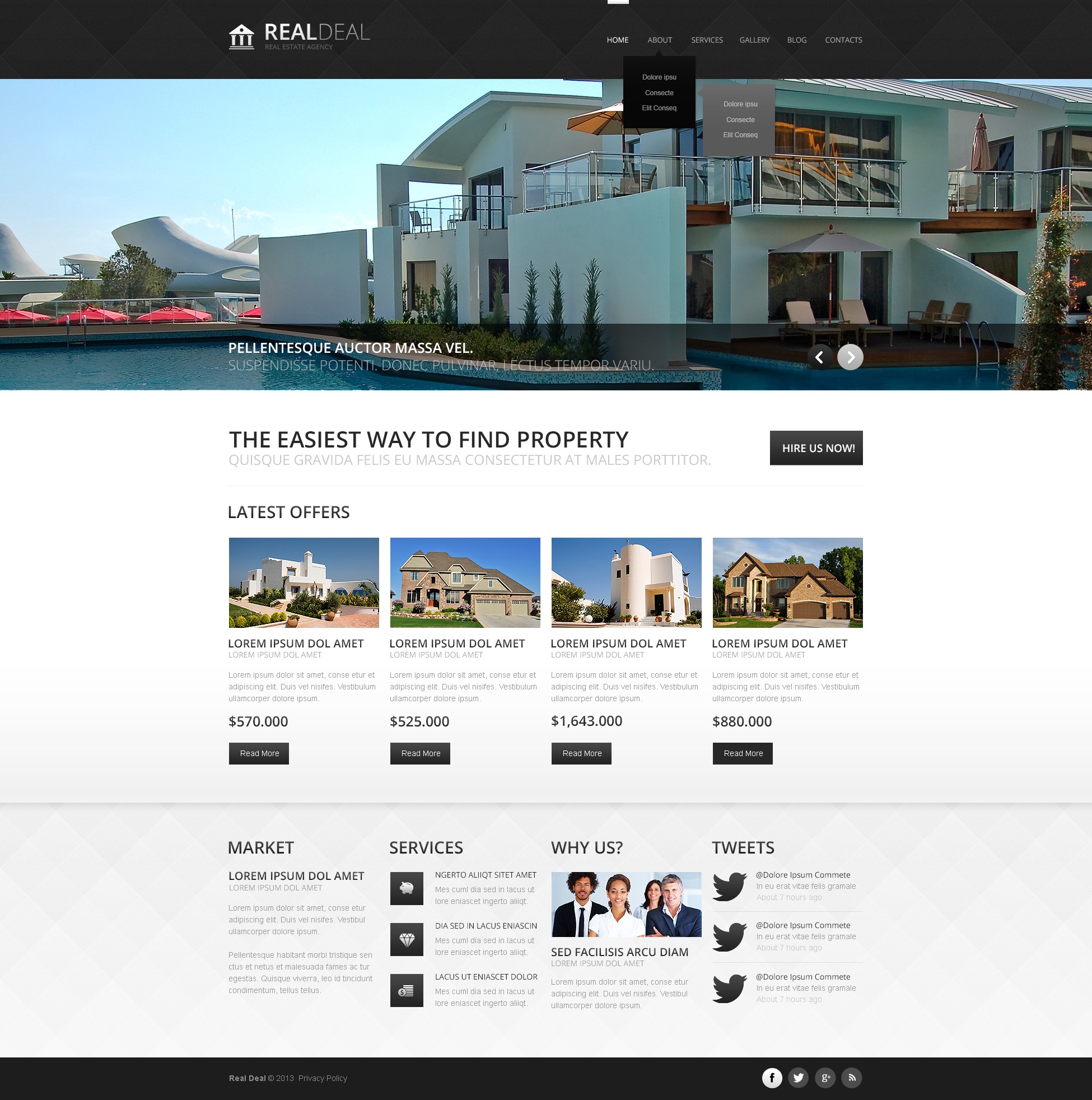 Plantilla Joomla "Modern Real Estate Agency" #44383 - captura de pantalla