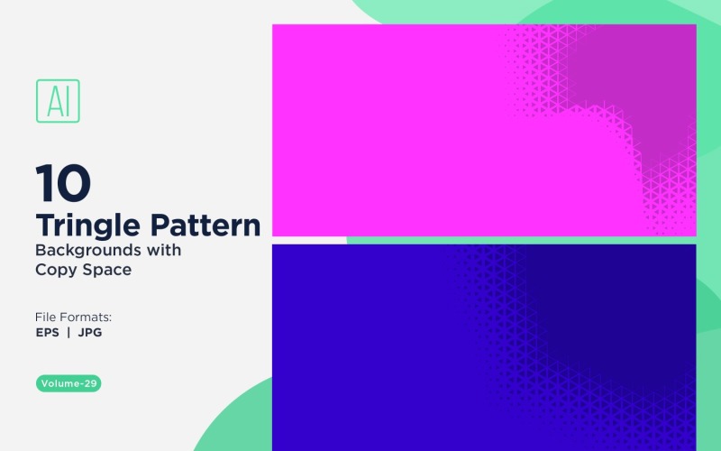 Dynamic Triangles Pattern Background for Creative Projects 29