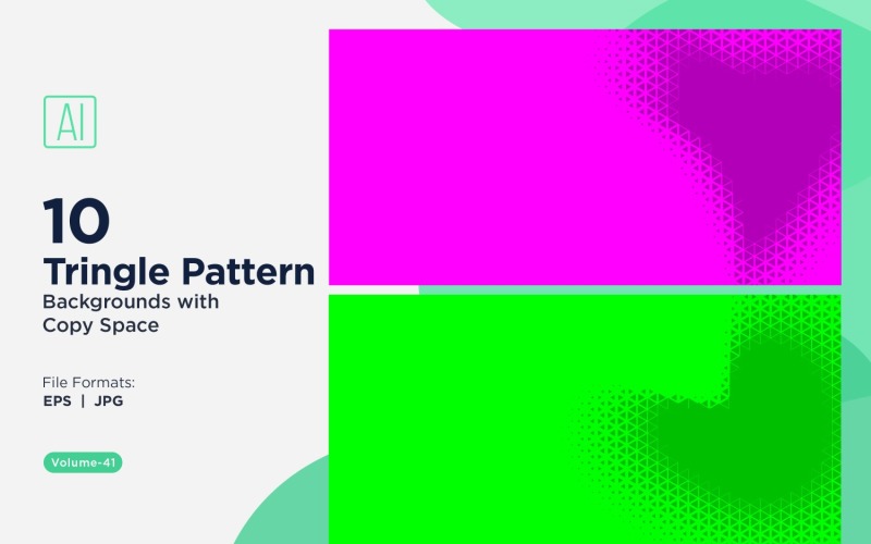 Dynamic Triangles Pattern Background for Creative Projects 41