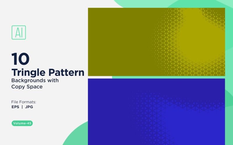 Dynamic Triangles Pattern Background for Creative Projects 45