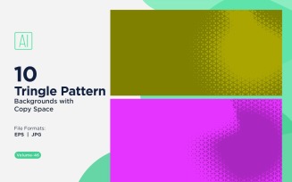 Dynamic Triangles Pattern Background for Creative Projects 46