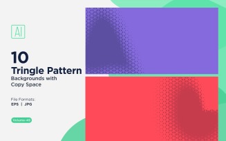 Dynamic Triangles Pattern Background for Creative Projects 49