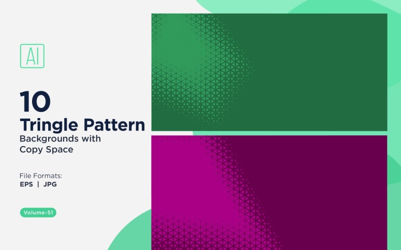 Dynamic Triangles Pattern Background for Creative Projects 51