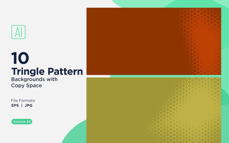 Dynamic Triangles Pattern Background for Creative Projects 59