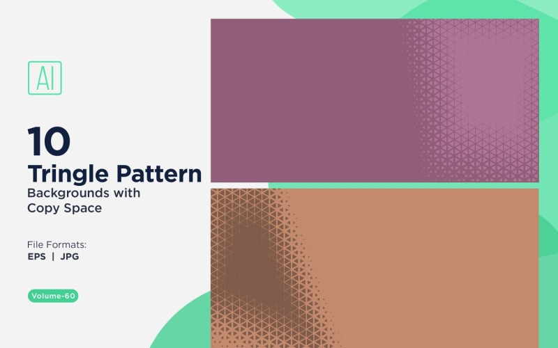 Dynamic Triangles Pattern Background for Creative Projects 60