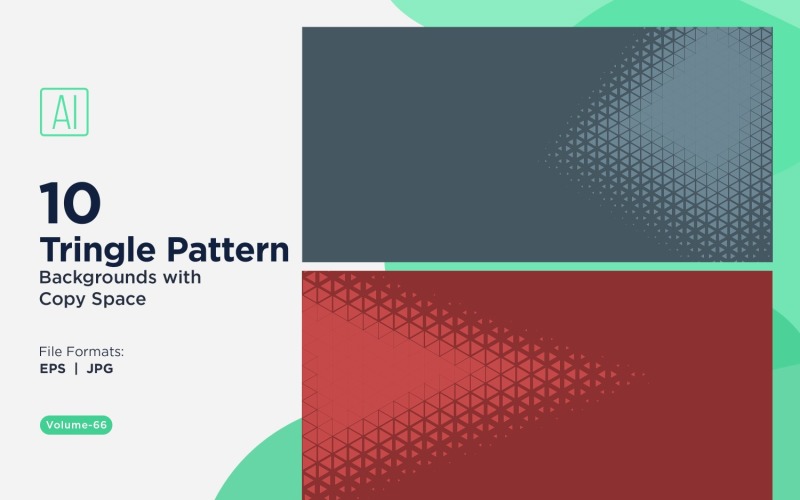 Dynamic Triangles Pattern Background for Creative Projects 66