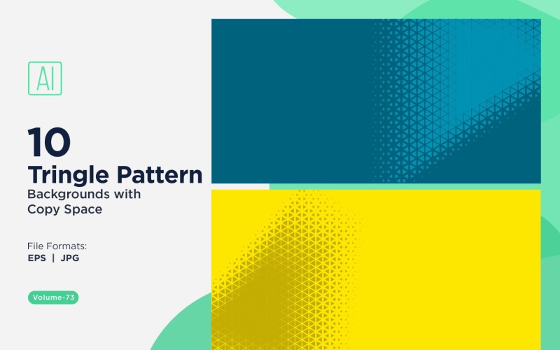 Dynamic Triangles Pattern Background for Creative Projects 73