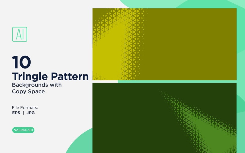 Dynamic Triangles Pattern Background for Creative Projects 90