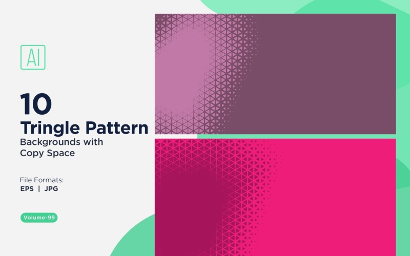 Dynamic Triangles Pattern Background for Creative Projects 99