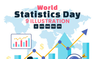 9 National Statistics Day illustration