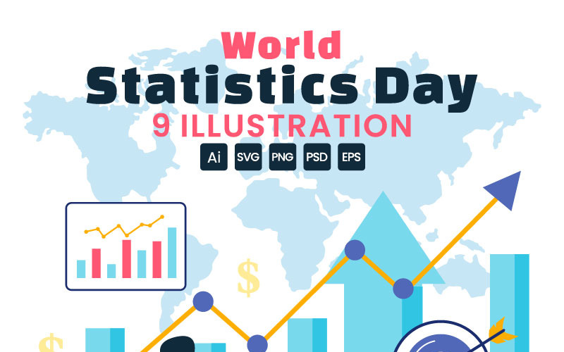 9 National Statistics Day illustration Illustration