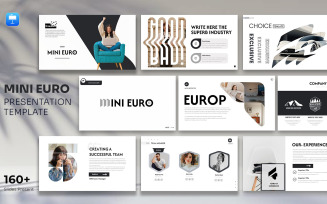 Mini Euro All Map Minimal Keynote Template