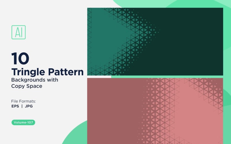 Dynamic Triangles Pattern Background for Creative Projects 107