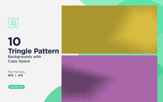 Dynamic Triangles Pattern Background for Creative Projects 112