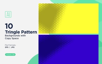 Dynamic Triangles Pattern Background for Creative Projects 128