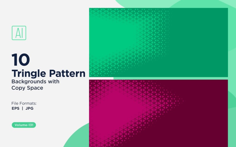 Dynamic Triangles Pattern Background for Creative Projects 131