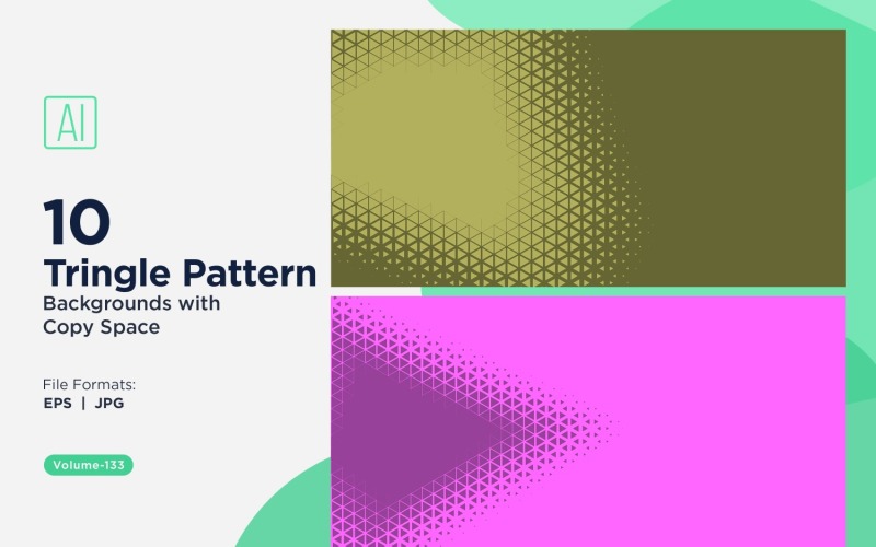 Dynamic Triangles Pattern Background for Creative Projects 133