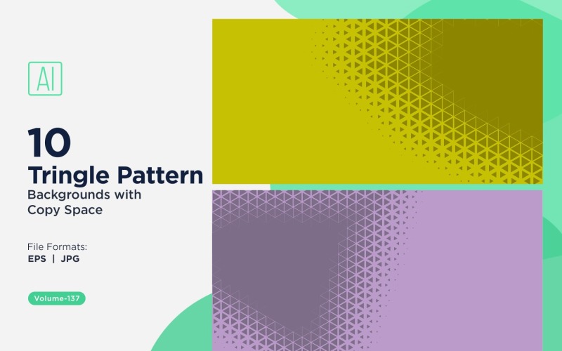 Dynamic Triangles Pattern Background for Creative Projects 137