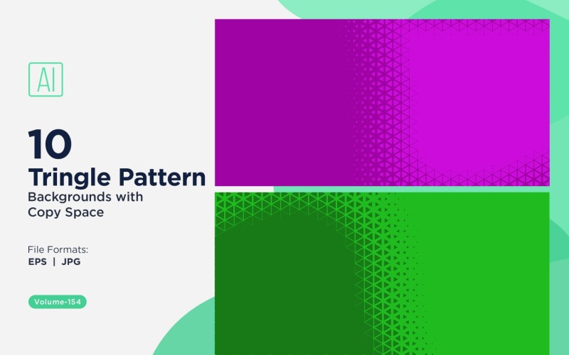 Dynamic Triangles Pattern Background for Creative Projects 154