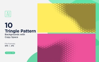 Dynamic Triangles Pattern Background for Creative Projects 155