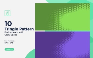 Dynamic Triangles Pattern Background for Creative Projects 159